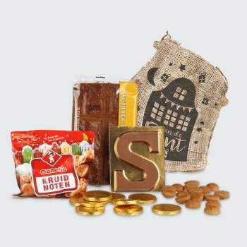 Jute zak snoepgoed middel