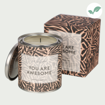 Canned scented candle You are awesome
