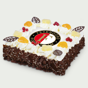 Whipped cream cake Feyenoord