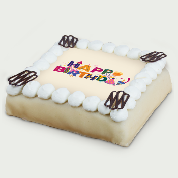Marzipan cake Happy birthday