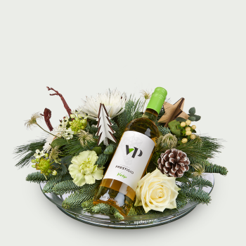 Christmas piece White with white wine