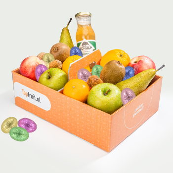 Fruitbox Pasen standaard met paaseieren