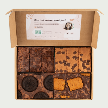 Brownies vegan proeverij box