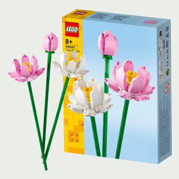 Lego 40647 Icons Botanical Lotus bloemen