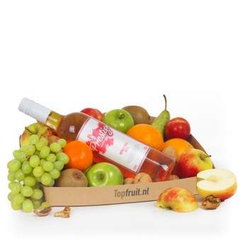 Fruitmand rosé wijn