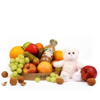 Fruitmand meisje klein
