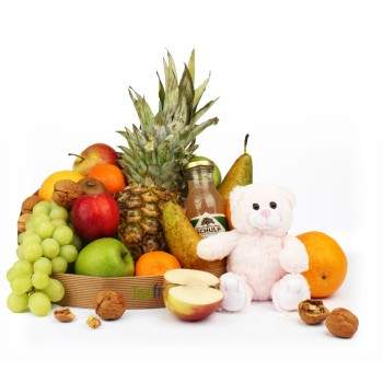 Fruitmand meisje standaard