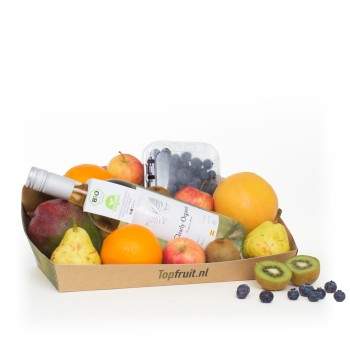 Fruitmand biologische witte wijn
