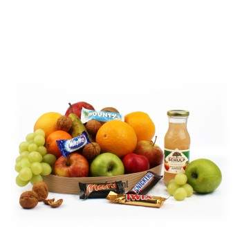 Fruitmand snoep klein