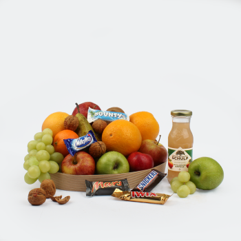 Fruitmand snoep klein