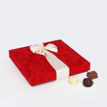 Pralines Fluweel Rood