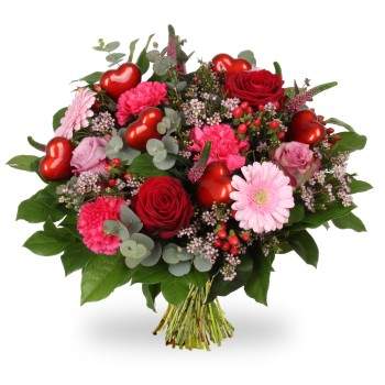 Boeket Love mini hartjes