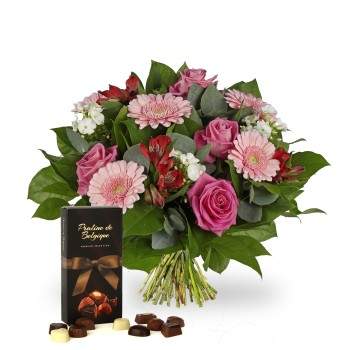 Boeket Jaimy met bonbons!