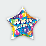 Happy birthday ster ballon