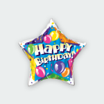 Happy birthday ster ballon