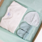 Geboorte cadeau brievenbus mint