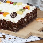 Slagroomtaart chocolade