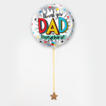 Thank you dad! ballon