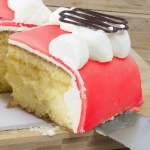 Marsepeintaart rood
