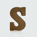 Chocoladeletter - S melk