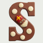 Chocolate letter S Sinterklaas