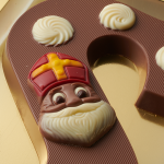 Chocolate letter S Sinterklaas