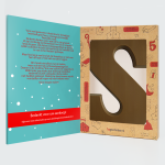 Chocoladeletter met donatie