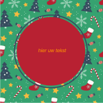 Kersttaart Gepersonaliseerd