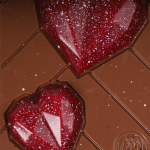 Chocoladereep XXL Melk met rode harten