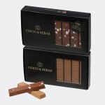 Chocolade Duo Karamel Zeezout - Framboos