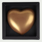 Mailbox chocolate heart gold