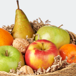 Fruitmand klein met ballon