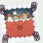 Sinterklaastaart Sint & Piet - met eigen tekst