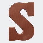 Chocoladeletter S melk