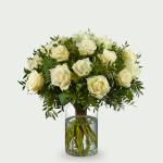 Bouquet Roos white large