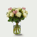 Bouquet Roos white love small