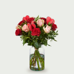 Bouquet Roos red-pink love small