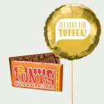 You are a topper with Tony Chocolonely caramel-seasalt