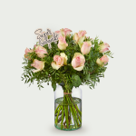 Thank you bouquet Roos pink medium