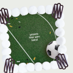 Marzipan cake Football field