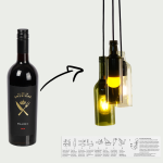 DIY Wine lamp