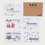 Sustainable greeting card set 10 pieces