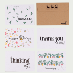 Sustainable greeting card set 10 pieces