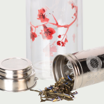 Double-walled tea bottle Cherry blossom