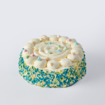 Smash cake blue