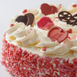 Valentine's cake round