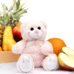 Fruitmand meisje standaard