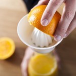 Fruitkist sinaasappel met citrus carafe