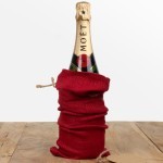 Moët & Chandon met jute zak