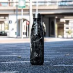 IZY Thermo fles Marble black